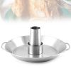 12.4-Inch Stainless Steel Vertical Chicken Roaster Pan with Upright Rack