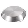 12.4-Inch Stainless Steel Vertical Chicken Roaster Pan with Upright Rack