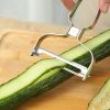 Wide-Blade Stainless Steel Cabbage Shredder and Vegetable Peeler