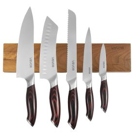 Kitchen Knife Set, 6 Piece High Carbon Stainless Steel Sharp Knife Set, Professional Kitchen Cutlery with Ergonomic Crack-Resistant Handle