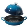 Enameled Cast Iron Dutch Oven, 5 Quart Pot for Sourdough Bread Baking, Heavy-Duty Cookware Pan with Lid and Dual Handles