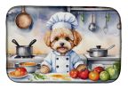 Maltipoo The Chef Dish Drying Mat Absorbent Dish Drying Mat Pad for Kitchen Counter Dish Drainer Mat for Countertop, 14 x 21", Multicolor