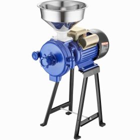 VEVOR Electric Grain Mill Grinder, 3000W Spice Grinders, Commercial Corn Mill with Funnel, Thickness Adjustable Powder Machine