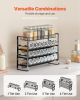 VEVOR Detachable Spice Rack Organizer for Cabinet, 4 Tie Stackable Seasoning Organizer