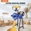 VEVOR Electric Grain Mill Grinder, 3000W Spice Grinders, Commercial Corn Mill with Funnel, Thickness Adjustable Powder Machine