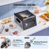 Chamber Vacuum Sealer, 380W Vacuum Pump Power, Sealing Bag Packing Machine for Wet Foods, Meat, Compact Design with 11.5 in Sealing Length
